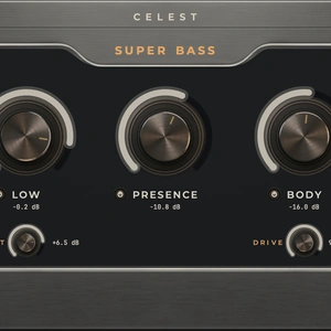 Super Bass plugin interface