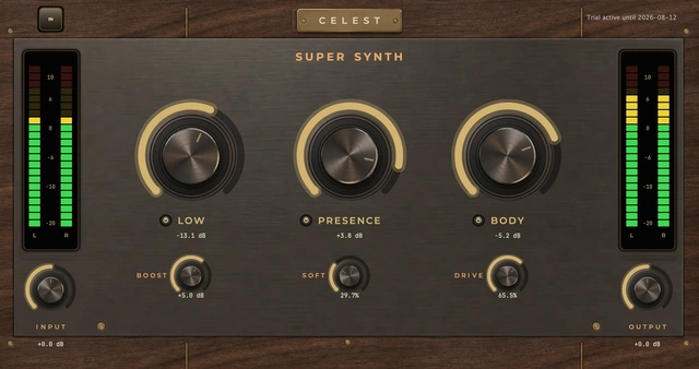 Super Synth plugin interface