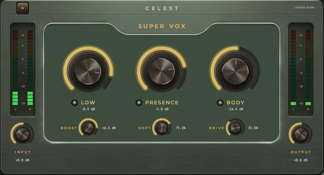 Super Vox plugin interface